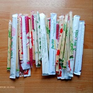 NEW! 37 Wooden Disposable Chopsticks Never Used